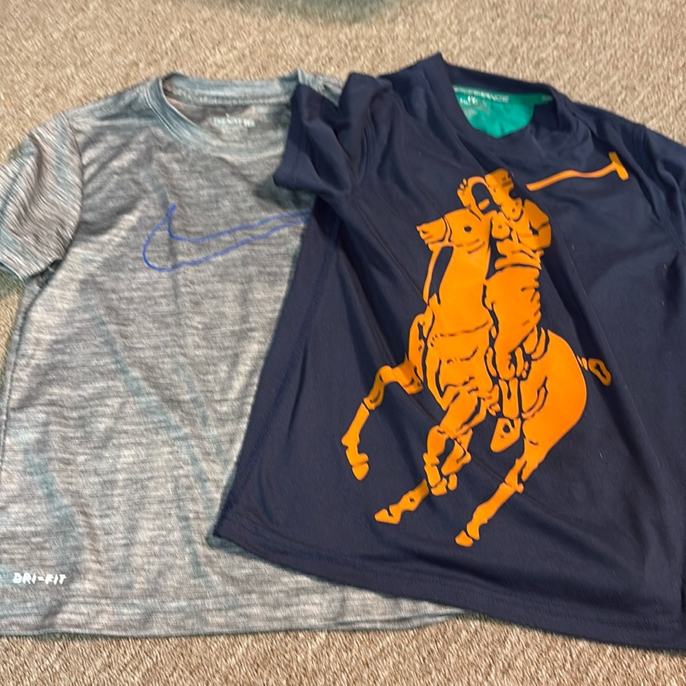 Boys Nike and polo  t shirt bundle